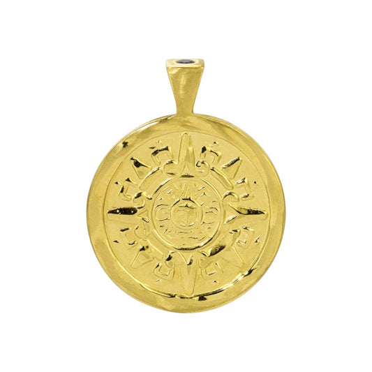 AZTEC SUN MEDALLION PENDANT