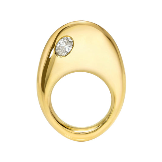 EGG DIAMOND RING