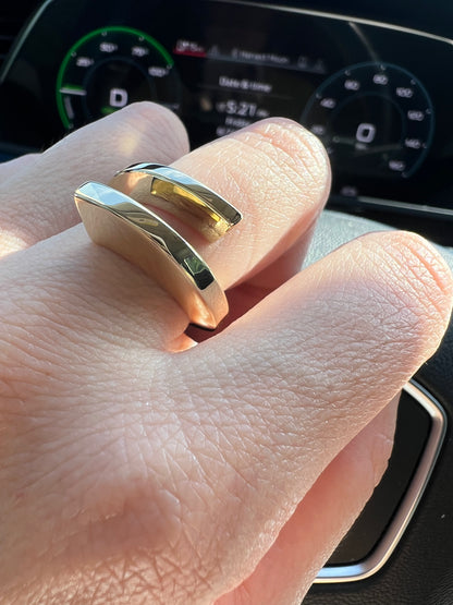 18k gold ring