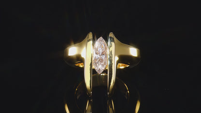 TUSKS MARQUISE DIAMOND RING