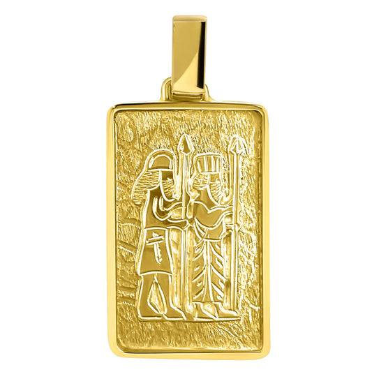 ZOROASTRIAN PLAQUE PENDANT